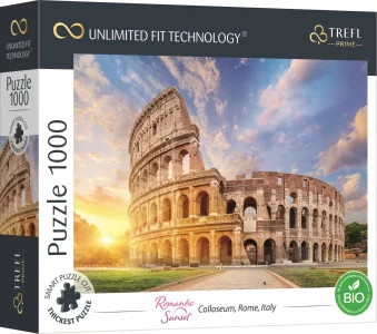 Puzzle UFT Romantic Sunset: Koloseum, Řím 1000 dílků