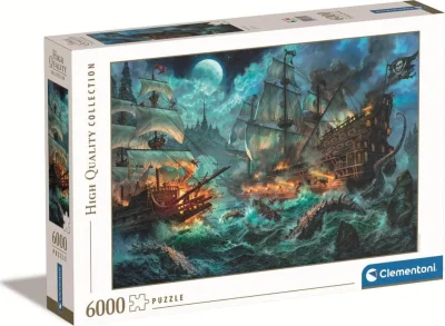 Puzzle Clementoni 6000 dielikov Pirátska bitka