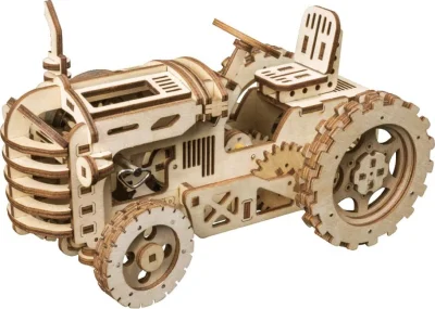 Rokr 3D dřevěné puzzle Traktor 135 dílků