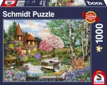 Schmidt Puzzle Dom pri jazere 1000 dielikov
