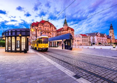 Puzzle Náměstí Union, Oradea, Rumunsko 1000 dílků