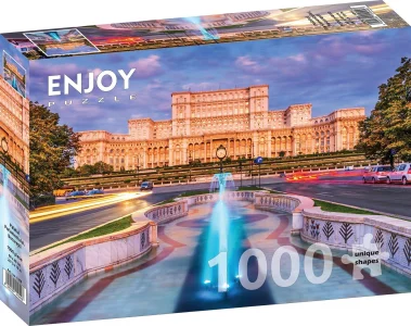 Puzzle Palác Parlamentu, Bukurešť, Rumunsko 1000 dielikov