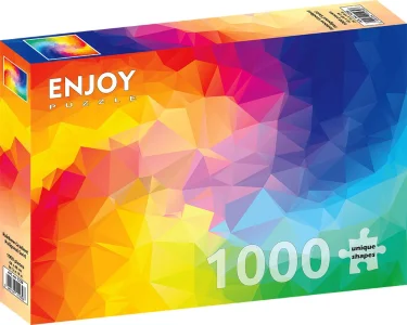 Puzzle Gradient polygonálna špirála 1000 dielikov