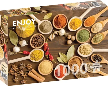 Puzzle Indické korenie 1000 dielikov