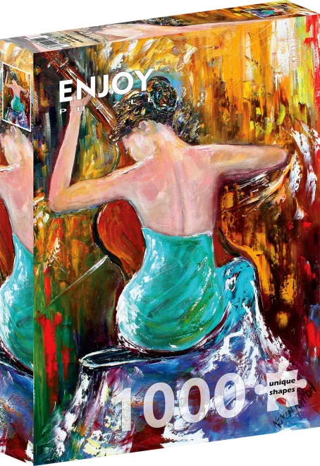 ENJOY Puzzle Rapsódia v modrom 1000 dielikov