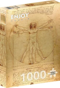 Puzzle Vitruviánsky muž 1000 dielikov