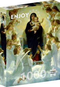 Puzzle William Bouguereau: Panna s anjelmi 1000 dielikov