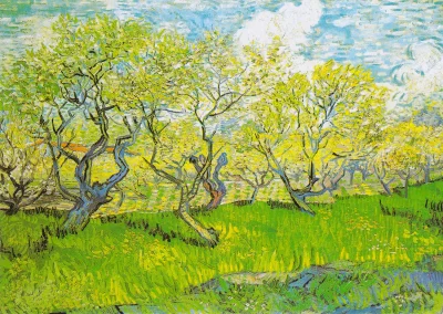 Puzzle Vincent Van Gogh: Kvetoucí sad 1000 dílků
