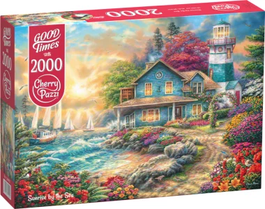 Puzzle Cherry Pazzi 2000 dielikov Východ slnka pri mori