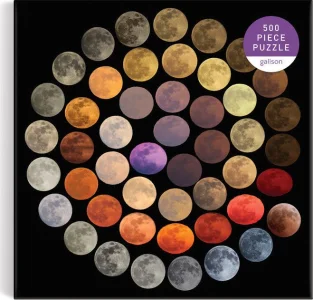 Čtvercové puzzle Barvy Měsíce 500 dílků