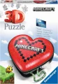 Ravensburger 3D puzzle Srdce Minecraft 54 dielikov