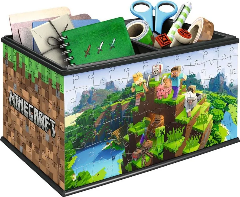 Ravensburger 3D puzzle úložný box: Minecraft 216 dielikov