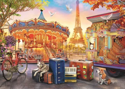 Puzzle Prázdiny v Paříži 500 dílků