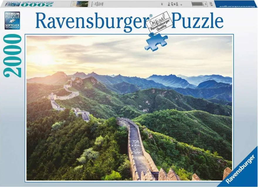 Ravensburger Puzzle Čínsky múr pri západe slnka 2000 dielikov