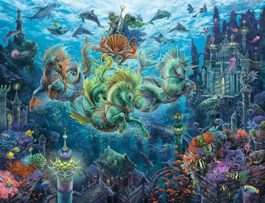 Ravensburger Puzzle Podmorské kúzlo 2000 dielikov