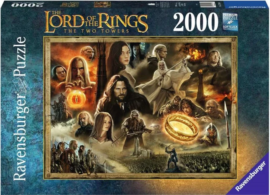 Ravensburger Puzzle Pán prsteňov: Dve veže 2000 dielikov
