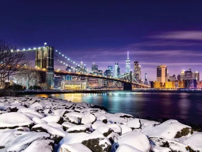 Puzzle Zima v New Yorku 1500 dílků