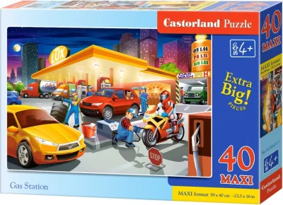 Puzzle Čerpací stanice MAXI 40 dílků