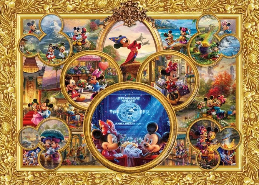 Schmidt Puzzle Koláž: Mickey a Minnie 2000 dielikov