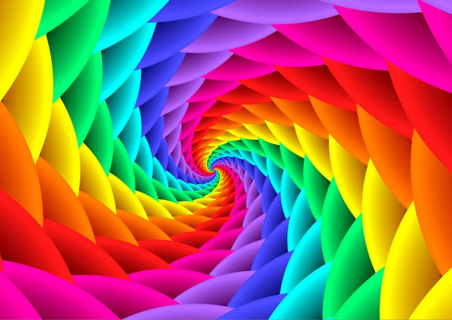 ENJOY Puzzle Gradient: Dúhový vír 1000 dielikov