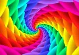 ENJOY Puzzle Gradient: Dúhový vír 1000 dielikov