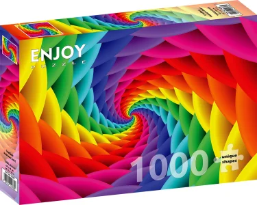 Puzzle Gradient: Dúhový vír 1000 dielikov