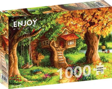 Puzzle Domček na strome 1000 dielikov