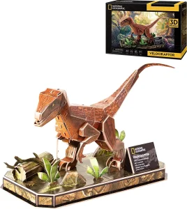 3D puzzle National Geographic: Velociraptor 63 dielikov
