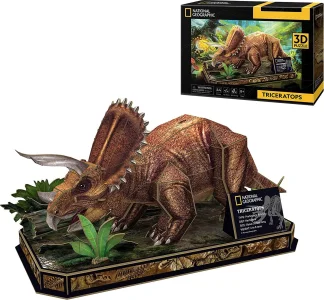 3D puzzle National Geographic: Triceratops 44 dílků