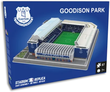3D puzzle Stadion Goodison Park - FC Everton 87 dílků