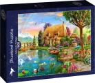 BLUEBIRD Puzzle Chata pri jazere 1000 dielikov