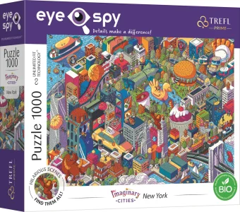 Puzzle UFT Eye-Spy Imaginary Cities: New York, USA 1000 dílků