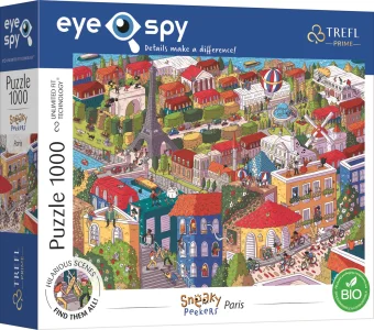 Puzzle UFT Eye-Spy Sneaky Peekers: Paříž 1000 dílků