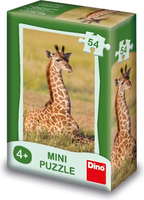 Dino Puzzle Zvieratká - Žirafa 54 dielikov