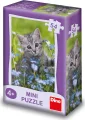 Dino Puzzle Zvieratká - Mačiatko 54 dielikov