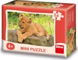 Dino Puzzle Zvieratká - Levča 54 dielikov