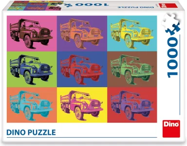 Puzzle Pop Art: Tatra 1000 dielikov