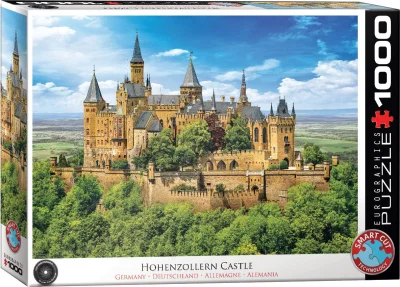 Puzzle Hrad Hohenzollern, Německo 1000 dílků