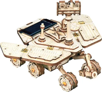 Rokr 3D dřevěné puzzle Planetární vozítko Vagabond Rover na solární pohon 153 dílků