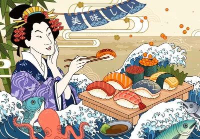Puzzle Moment: Sushi 300 dílků