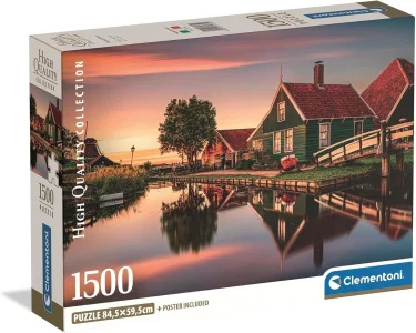 Puzzle Clementoni 1500 dielikov Dedina Zaanse Schans