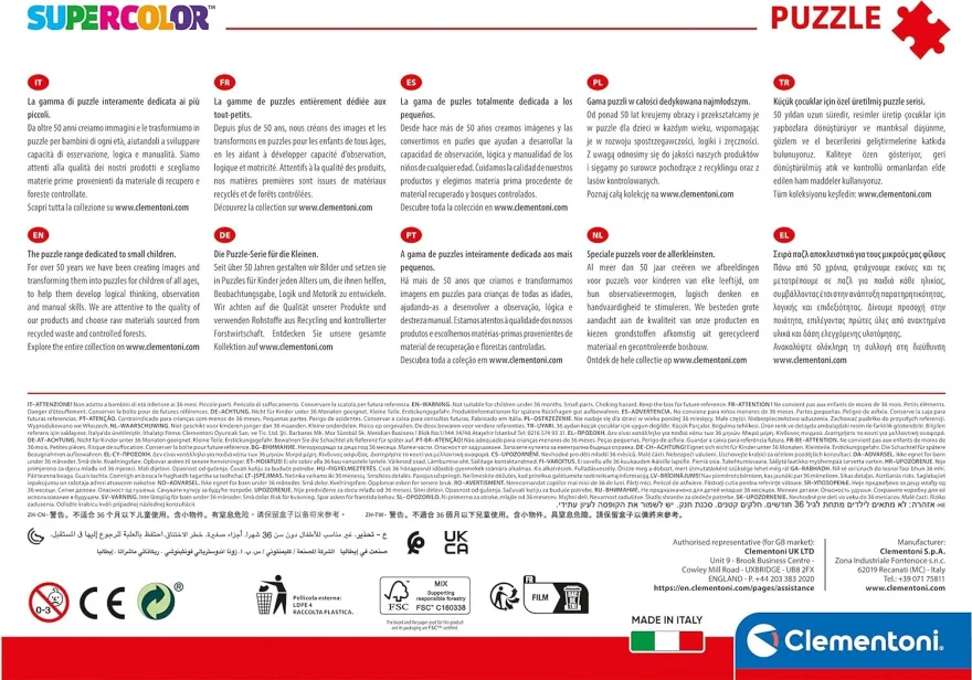 Clementoni Puzzle Sonic 104 dielikov
