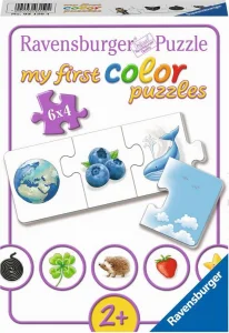 Moje první puzzle Naučme se barvy 6x4 dílky