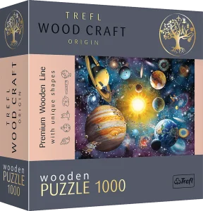 Wood Craft Origin puzzle Cesta sluneční soustavou 1000 dílků