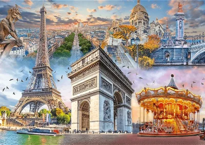 Puzzle Víkend v Paříži 2000 dílků