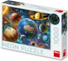 Dino Svietiace puzzle Planéty 1000 dielikov