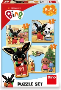 Baby puzzle Bing a kamarádi 3v1 (3,4,5 dílků)