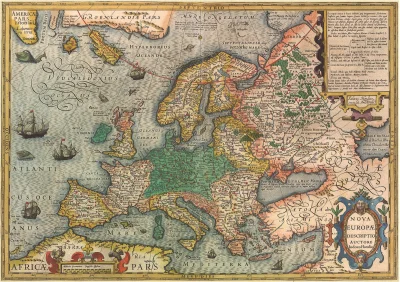 Puzzle Mapa Evropy 1000 dílků