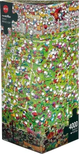 Puzzle Heye 4000 dielikov Triangular Guillermo Mordillo - Šialený futbal