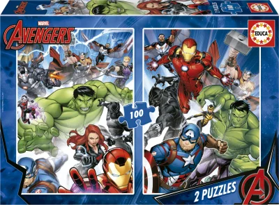 Puzzle Avengers 2x100 dílků
